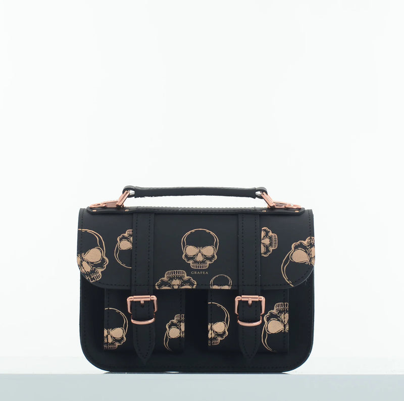 MICRO ROSE GOLD SKULLS W