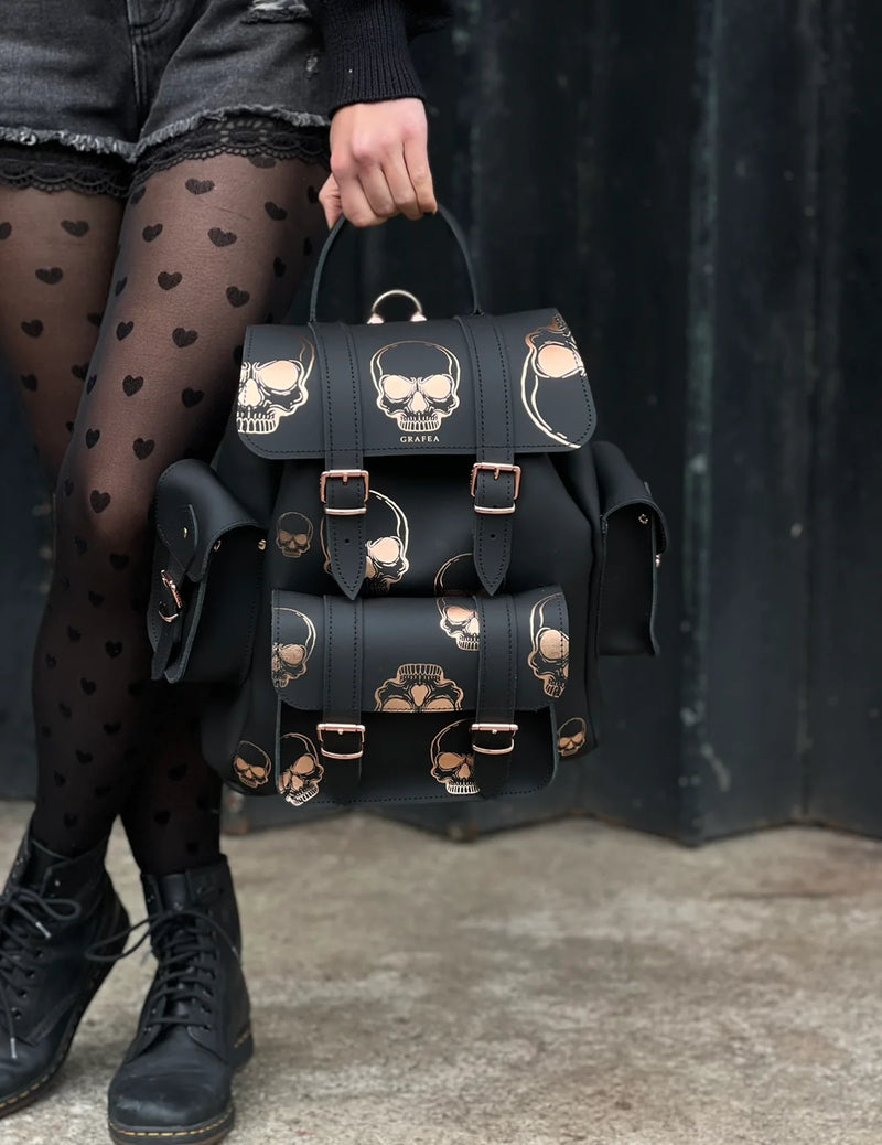 HARI II ROSE GOLD SKULLS W