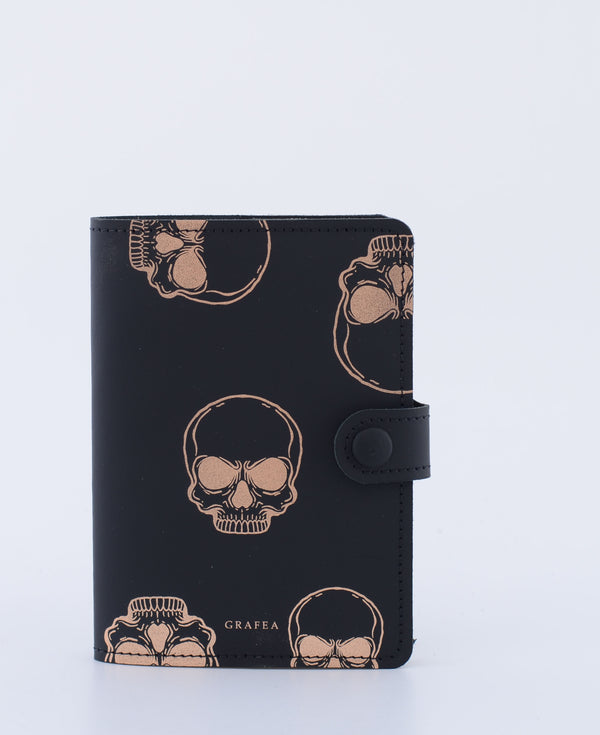 JOURNAL ROSE GOLD SKULLS A6