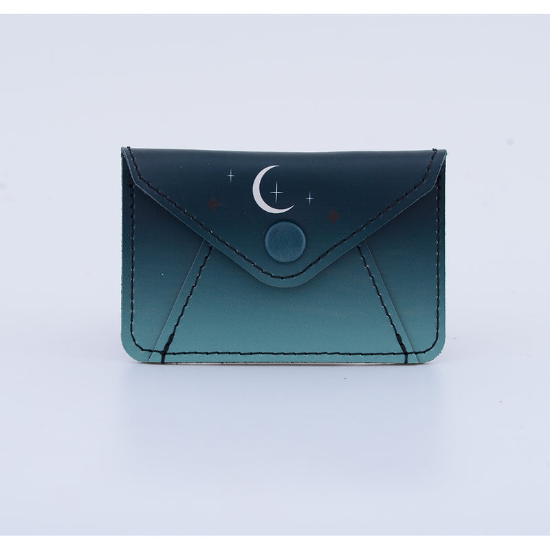 CARD WALLET GREEN MOON