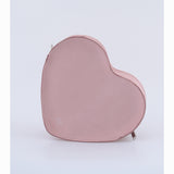 HEART SATCHEL NUBUCK PINK