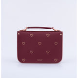 MICRO ROSE GOLD HEARTS MULBERRY