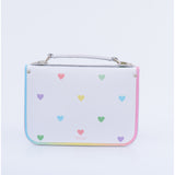 MICRO PASTEL HEARTS WHITE II