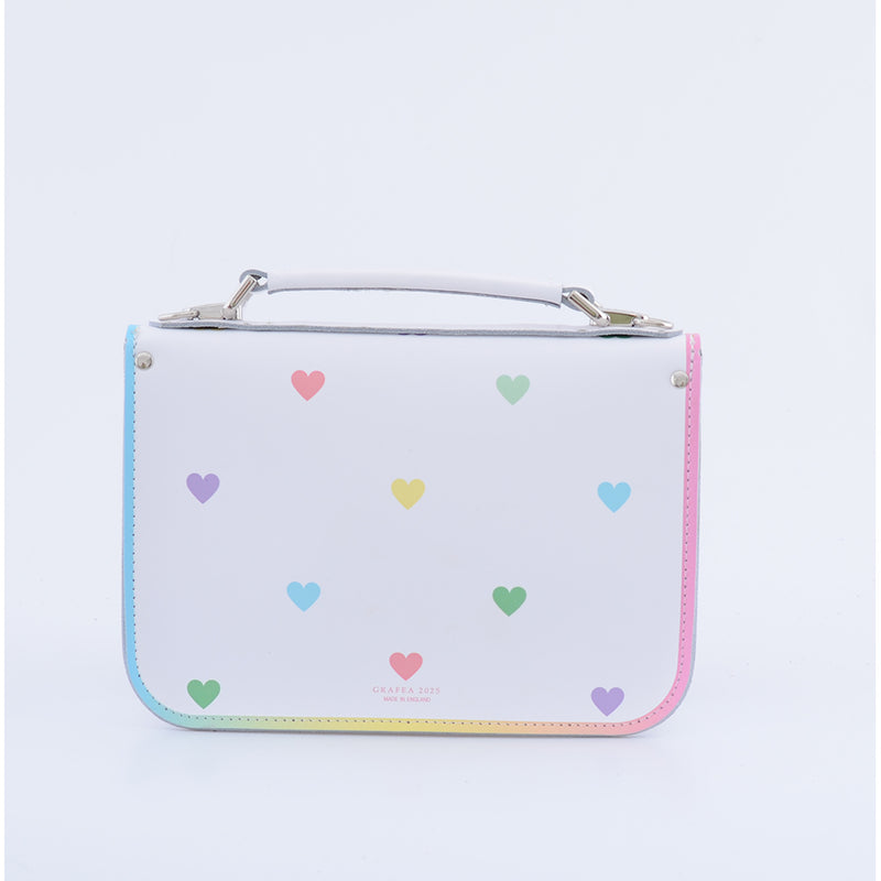 MICRO PASTEL HEARTS WHITE II